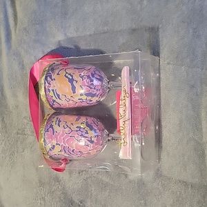 Lilly Pulitzer acrylic wine set